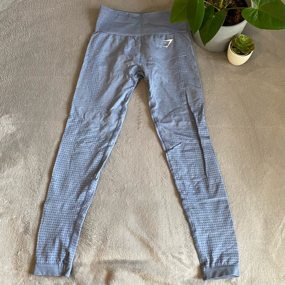 Gymshark Pants - Gymshark light blue leggings XS